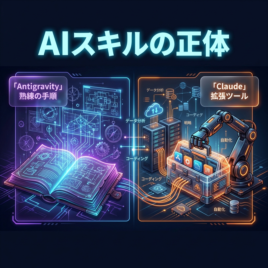Antigravity Skills vs Claude MCP：2つの「スキル」の決定的な違い