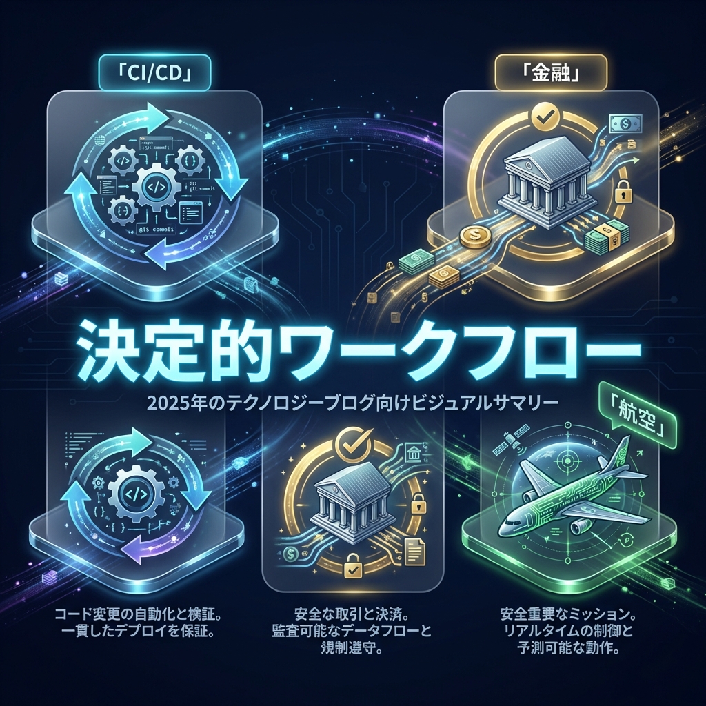 決定的ワークフロー実践ガイド：2025年の最新事例3選