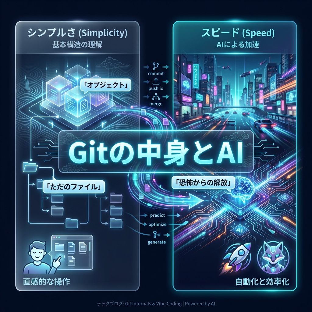 Gitの正体を30分で理解する：バイブスコーディングを加速させる「究極のメンタルモデル」