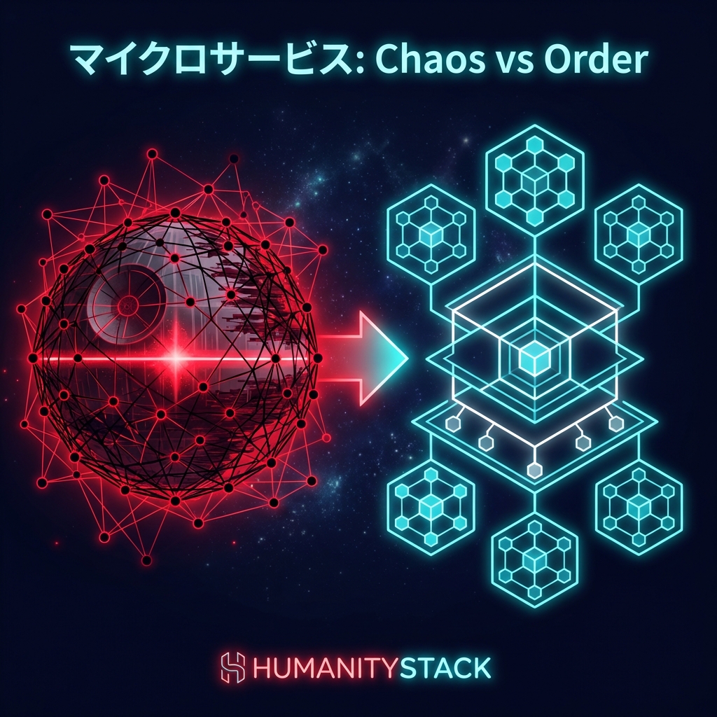 【閲覧注意】マイクロサービスが「デス・スター」化した件をMermaidで完全再現してみた