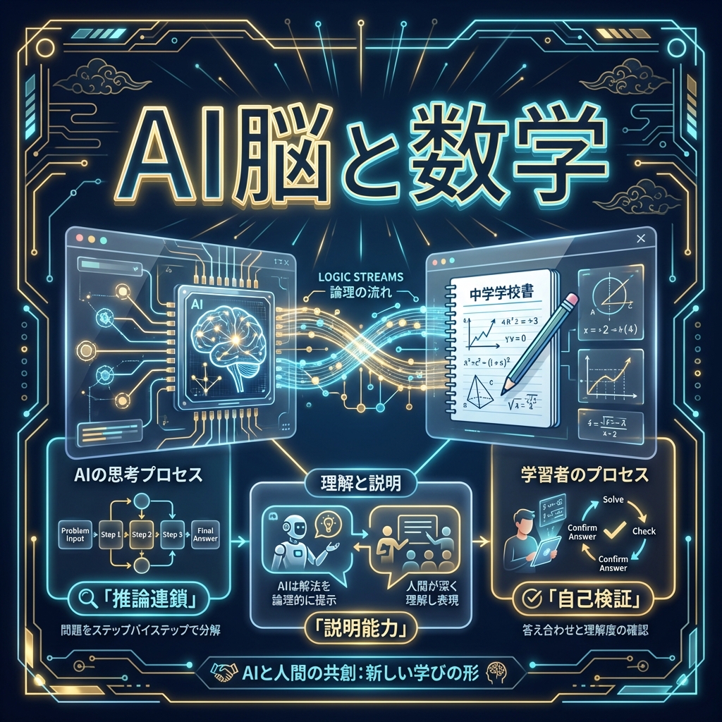 OpenAI o3やDeepSeekの衝撃。最新AIが証明した「中学生が数学の途中式を書くべき」本当の理由